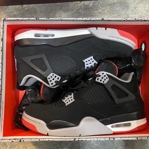 Jordan 4 BRED 2019 Men’s Size 9